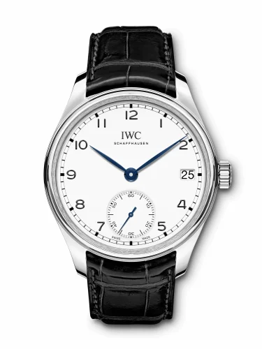 IWC Portugieser Hand-Wound Eight Days "150 Years" Stainless Steel / White IW5102-12 (IW510212)